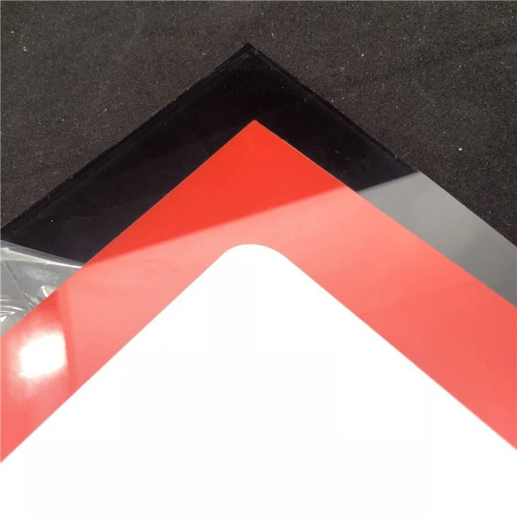 PMMA Acrylic Sheet With One Side Coated Thickness 2mm Color